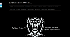 Desktop Screenshot of barbicanpiratesfc.com