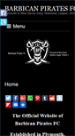 Mobile Screenshot of barbicanpiratesfc.com