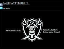 Tablet Screenshot of barbicanpiratesfc.com